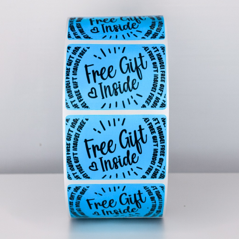 🛍️ Add a Bonus! "Free Gift Inside" Stickers for Package | Customer Appreciation - Picture 3 of 11
